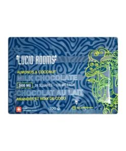 Lucid Rooms – Almonds & Coconut Milk Chocolate Shroom Bar