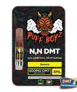 Puff Boyz -NN DMT .5ML(400MG) Cartridge – Banana